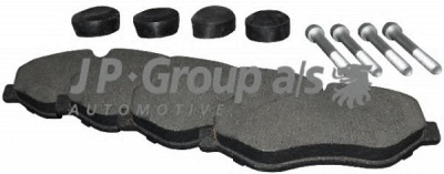 JP GROUP 1163601710 -  Комплект тормозных колодок, дисковый тормоз